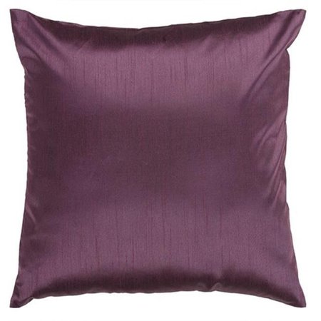 SURYA Surya Rug HH039-1818P Square Plum Decorative Poly Fiber Pillow 18 x 18 in. HH039-1818P